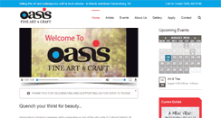 Desktop Screenshot of oasisartgallery.org